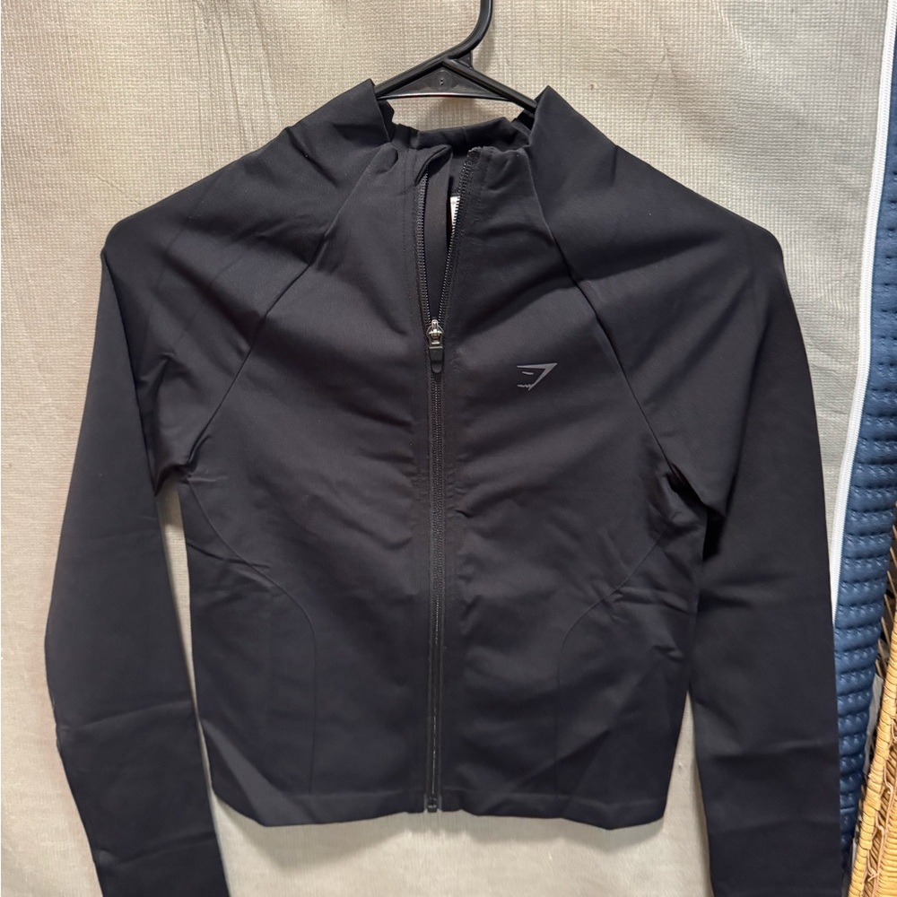 NWT Gymshark Black Full-Zip Jacket